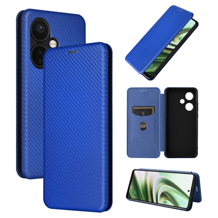 Carbon Fiber Texture Flip Leather Phone Case, For OnePlus Nord CE4 Lite, For OnePlus 12, For OnePlus Nord CE 3