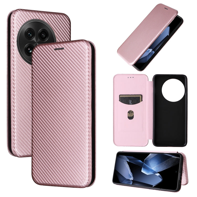 Carbon Fiber Texture Flip Leather Phone Case, For OnePlus 13T, For OnePlus Ace 5 Pro, For OnePlus 13, For OnePlus Nord 4 5G