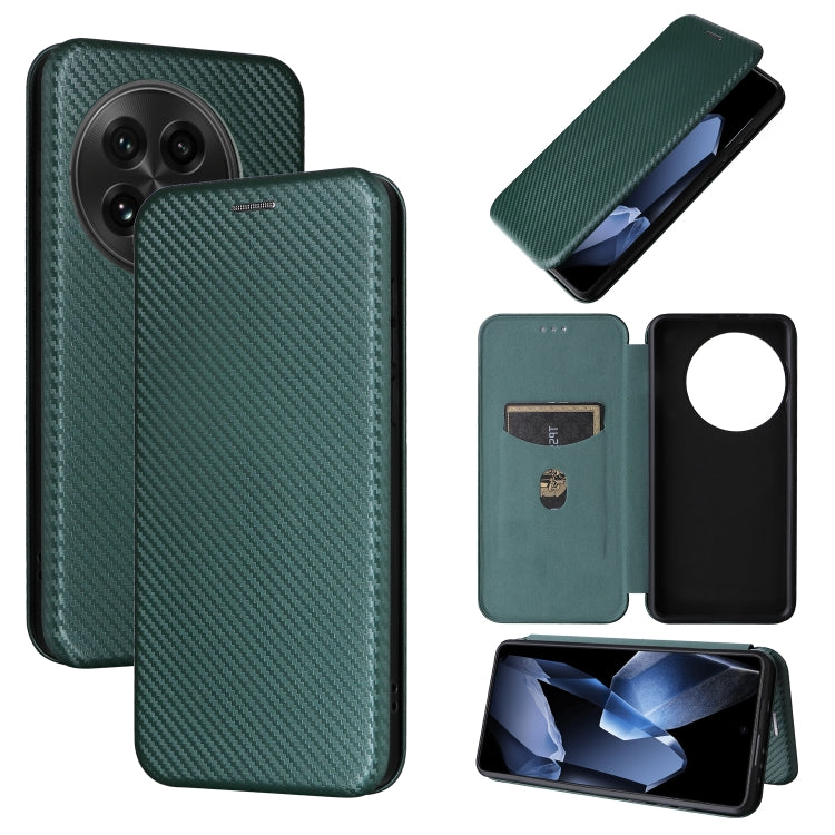 Carbon Fiber Texture Flip Leather Phone Case, For OnePlus 13T, For OnePlus Ace 5 Pro, For OnePlus 13, For OnePlus Nord 4 5G
