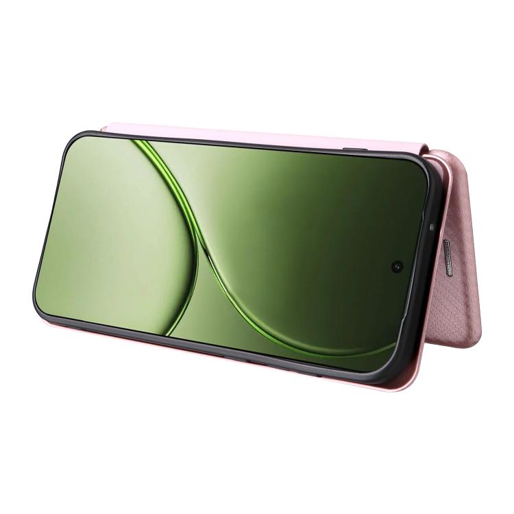 Carbon Fiber Texture Flip Leather Phone Case, For OnePlus 15T, For OnePlus Turbo 6, For OnePlus Ace 6, For OnePlus 15