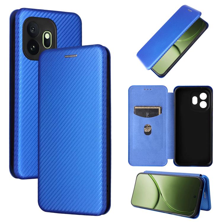 Carbon Fiber Texture Flip Leather Phone Case, For OnePlus 15T, For OnePlus Turbo 6, For OnePlus Ace 6, For OnePlus 15