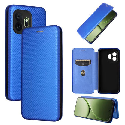 Carbon Fiber Texture Flip Leather Phone Case, For OnePlus 15T, For OnePlus Turbo 6, For OnePlus Ace 6, For OnePlus 15