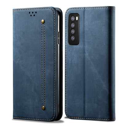 Denim Texture Casual Style Horizontal Flip Leather Case with Holder & Card Slots & Wallet, For Huawei Nova 7, For Huawei Nova 7 Pro, For Huawei Nova 7 SE / P40 Lite 5G, For Vivo Y50, For Huawei Honor X10 5G, For Xiaomi Redmi Note 9