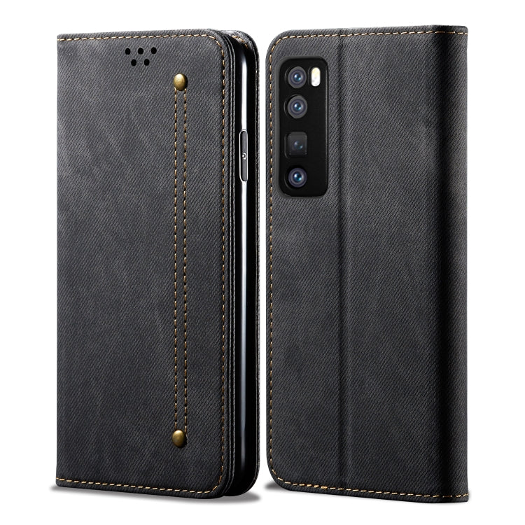 Denim Texture Casual Style Horizontal Flip Leather Case with Holder & Card Slots & Wallet, For Huawei Nova 7, For Huawei Nova 7 Pro, For Huawei Nova 7 SE / P40 Lite 5G, For Vivo Y50, For Huawei Honor X10 5G, For Xiaomi Redmi Note 9