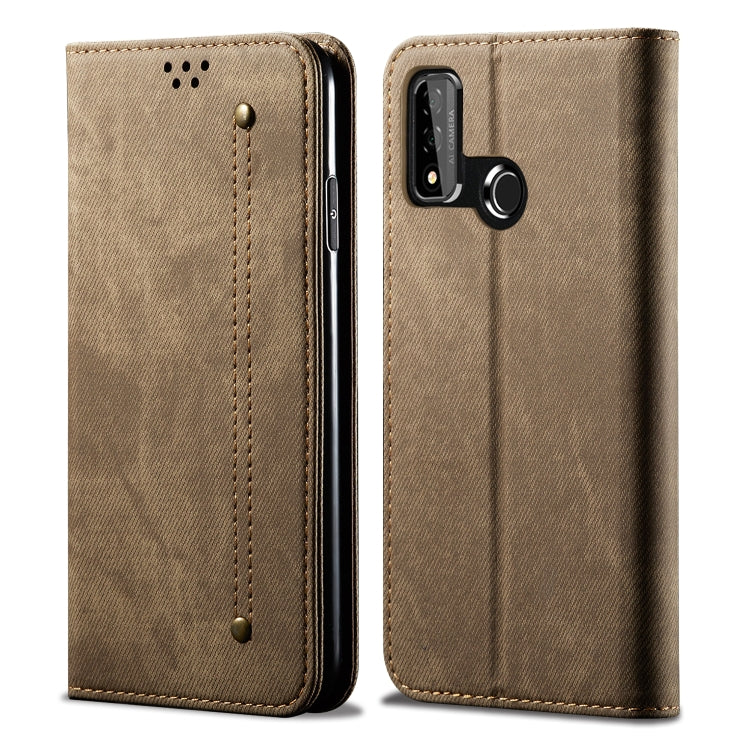 Denim Texture Casual Style Horizontal Flip Leather Case with Holder & Card Slots & Wallet, For Samsung Galaxy A21s, For Huawei P Smart(2020), For Huawei Y5P, For Huawei Y6P