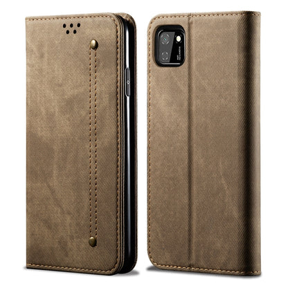Denim Texture Casual Style Horizontal Flip Leather Case with Holder & Card Slots & Wallet, For Samsung Galaxy A21s, For Huawei P Smart(2020), For Huawei Y5P, For Huawei Y6P