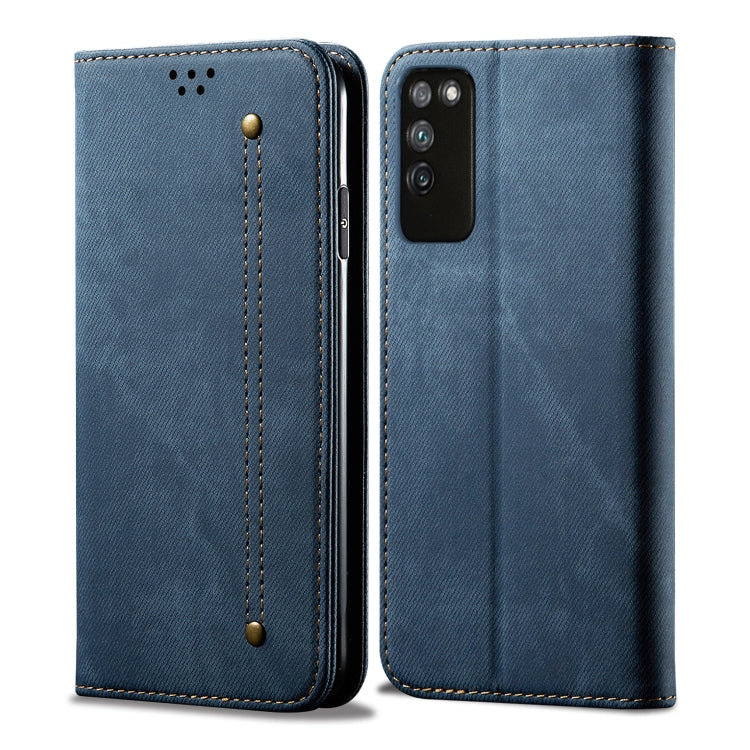 Denim Texture Casual Style Horizontal Flip Leather Case with Holder & Card Slots & Wallet, For Huawei Nova 7, For Huawei Nova 7 Pro, For Huawei Nova 7 SE / P40 Lite 5G, For Vivo Y50, For Huawei Honor X10 5G, For Xiaomi Redmi Note 9