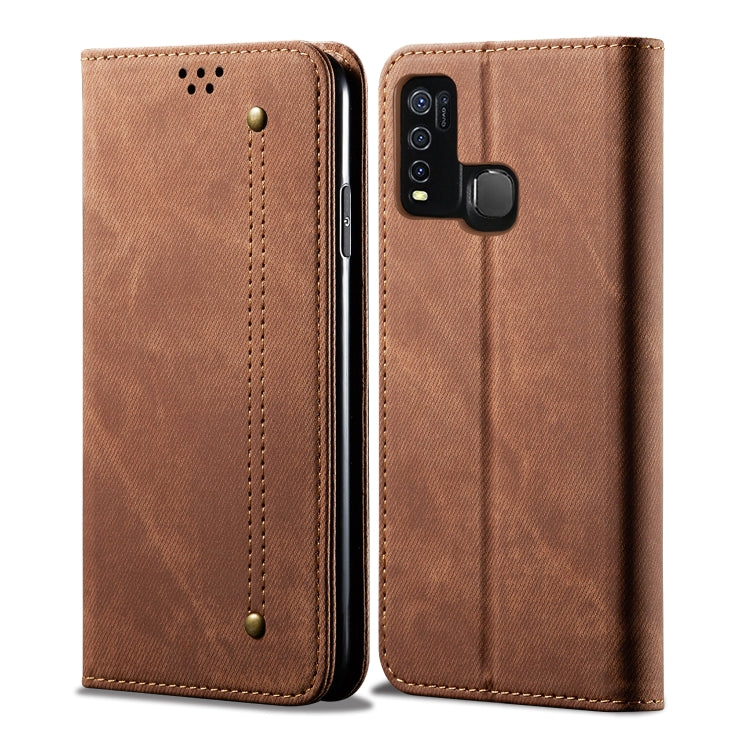 Denim Texture Casual Style Horizontal Flip Leather Case with Holder & Card Slots & Wallet, For Huawei Nova 7, For Huawei Nova 7 Pro, For Huawei Nova 7 SE / P40 Lite 5G, For Vivo Y50, For Huawei Honor X10 5G, For Xiaomi Redmi Note 9