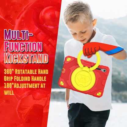 Spider Rotation Handle Silicone Hybrid PC Tablet Case, For Samsung Galaxy Tab S9