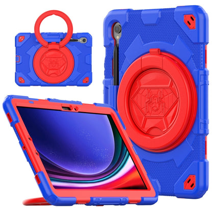 Spider Rotation Handle Silicone Hybrid PC Tablet Case, For Samsung Galaxy Tab S9