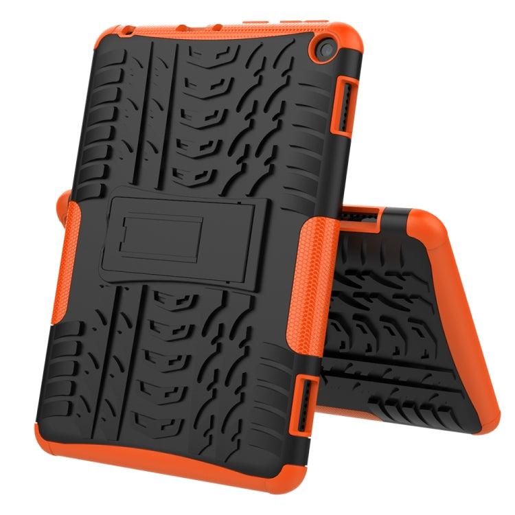 Tire Texture Shockproof TPU+PC Protective Case with Holder, For LG Velvet, For Motorola Moto G8 / Moto G Fast, For Samsung Galaxy A21 (US Version), For LG K31, For Xiaomi Redmi Note 9, For Huawei P40 Lite 5G, For Samsung Galaxy A21s                    ...