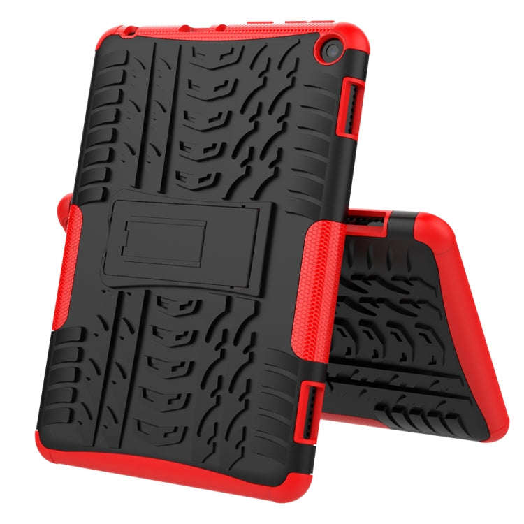 Tire Texture Shockproof TPU+PC Protective Case with Holder, For LG Velvet, For Motorola Moto G8 / Moto G Fast, For Samsung Galaxy A21 (US Version), For LG K31, For Xiaomi Redmi Note 9, For Huawei P40 Lite 5G, For Samsung Galaxy A21s                    ...