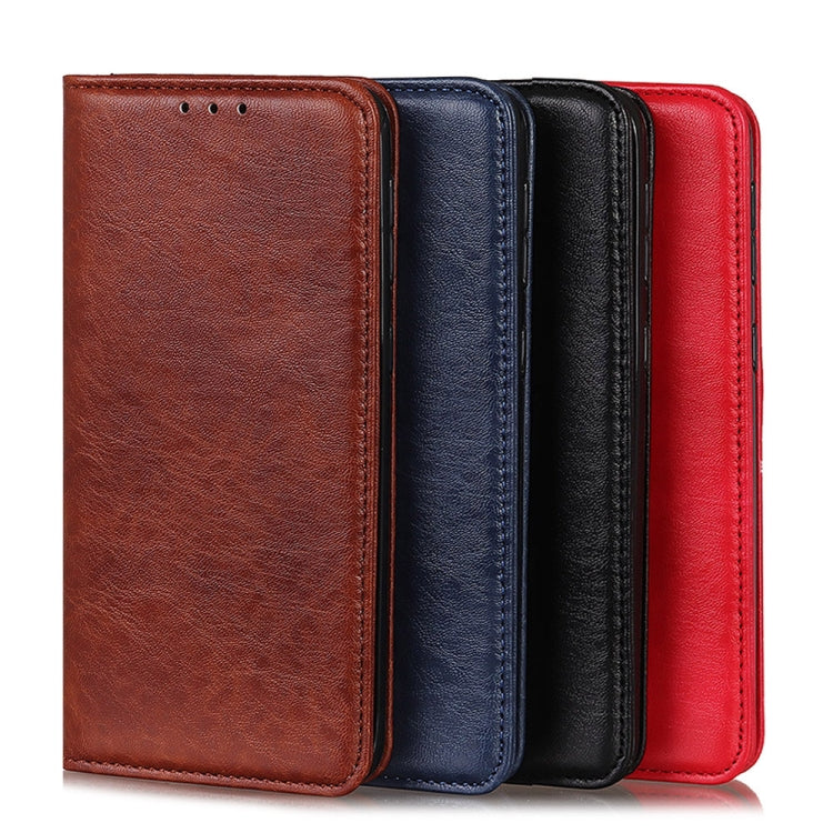 Magnetic Crazy Horse Texture Horizontal Flip Leather Case with Holder & Card Slots & Wallet, For Xiaomi Redmi 9A, For Xiaomi Redmi 9C