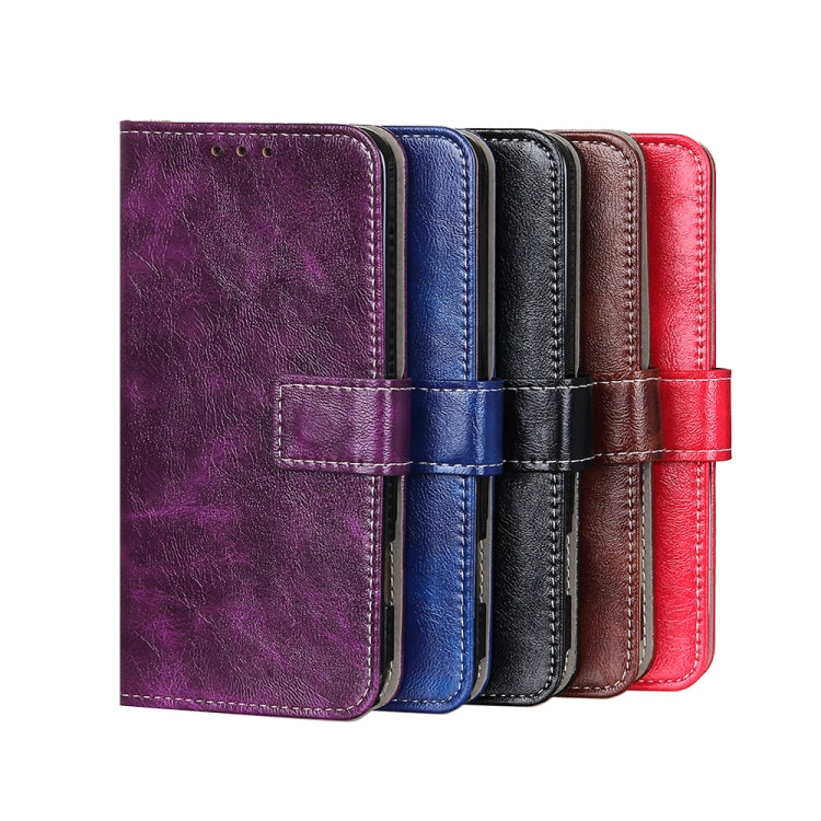 Retro Crazy Horse Texture Horizontal Flip Leather Case with Holder & Card Slots & Photo Frame & Wallet, For Xiaomi Redmi 9A, For Xiaomi Redmi 9C