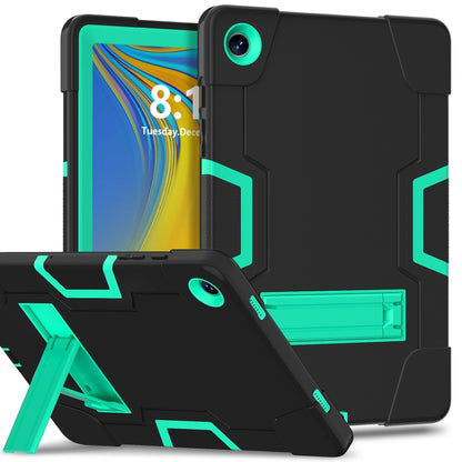 Contrast Color Silicone PC Tablet Case with Holder, For Samsung Galaxy Tab A11, For Samsung Galaxy Tab A9+