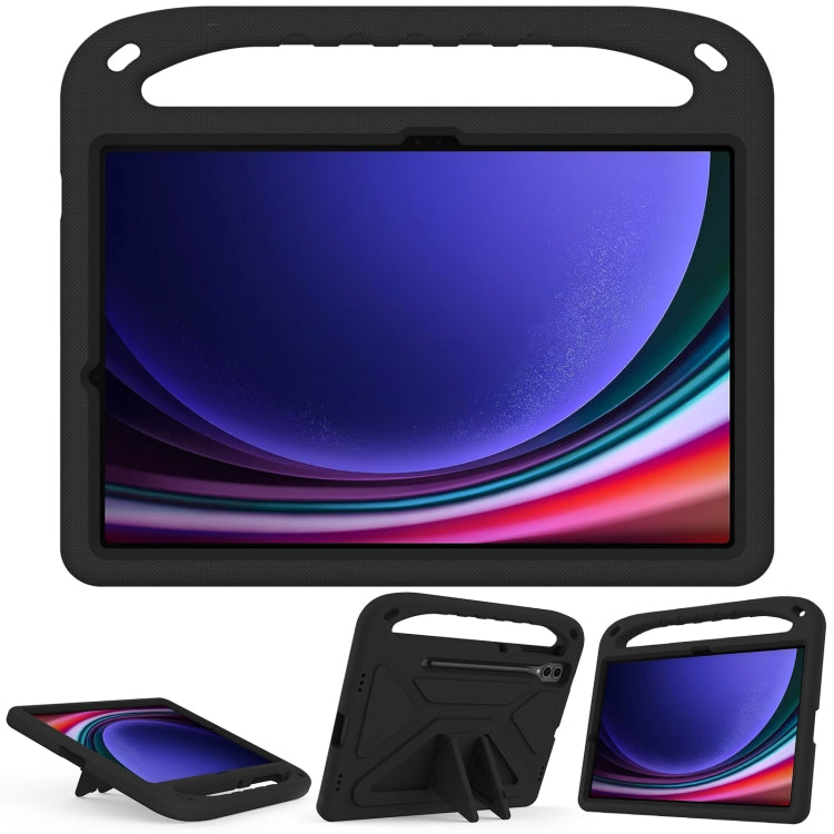 Handle EVA Shockproof Tablet Case with Holder, For Samsung Galaxy Tab S9+