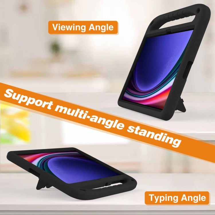 Handle EVA Shockproof Tablet Case with Holder, For Samsung Galaxy Tab S9+