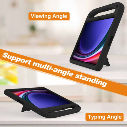 Handle EVA Shockproof Tablet Case with Holder, For Samsung Galaxy Tab S9+