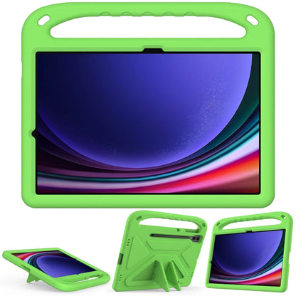 Handle EVA Shockproof Tablet Case with Holder, For Samsung Galaxy Tab S9+