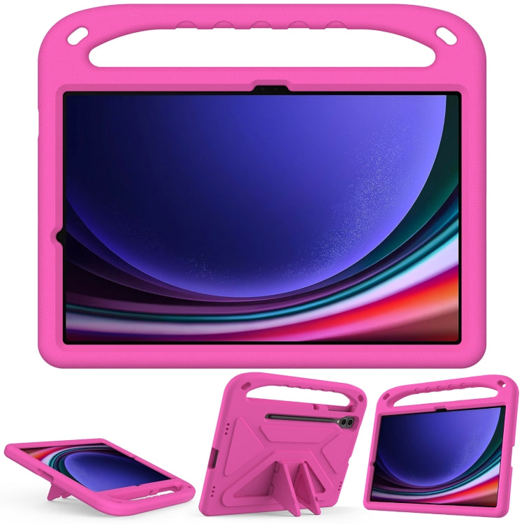 Handle EVA Shockproof Tablet Case with Holder, For Samsung Galaxy Tab S9+