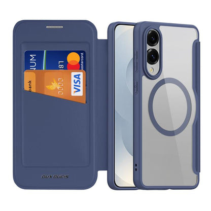 DUX DUCIS Skin X Pro Series Magsafe PC + TPU Phone Leather Case, For Samsung Galaxy S25 Edge 5G, For Samsung Galaxy S25 5G, For Samsung Galaxy S25 Ultra 5G, For Samsung Galaxy S24 Ultra 5G, For Samsung Galaxy S24+ 5G, For Samsung Galaxy S23 Ultra 5G