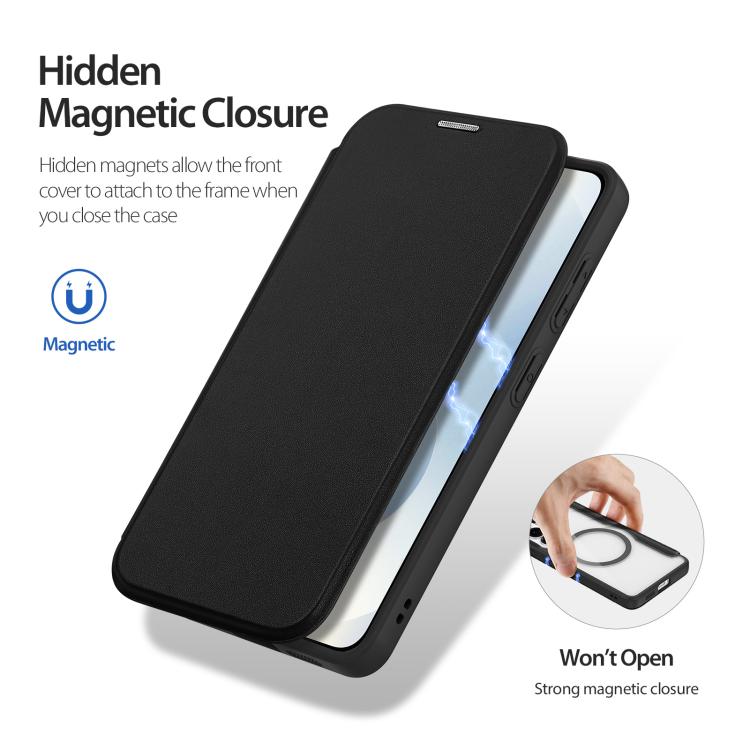DUX DUCIS Skin X Pro Series Magsafe PC + TPU Phone Leather Case, For Samsung Galaxy S26+ 5G, For Samsung Galaxy S26 Ultra 5G, For Samsung Galaxy S26 5G, For Samsung Galaxy S25 Edge 5G, For Samsung Galaxy S25 5G, For Samsung Galaxy S25 Ultra 5G         ...