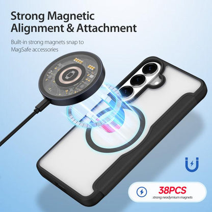 DUX DUCIS Skin X Pro Series Magsafe PC + TPU Phone Leather Case, For Samsung Galaxy S26+ 5G, For Samsung Galaxy S26 Ultra 5G, For Samsung Galaxy S26 5G, For Samsung Galaxy S25 Edge 5G, For Samsung Galaxy S25 5G, For Samsung Galaxy S25 Ultra 5G         ...