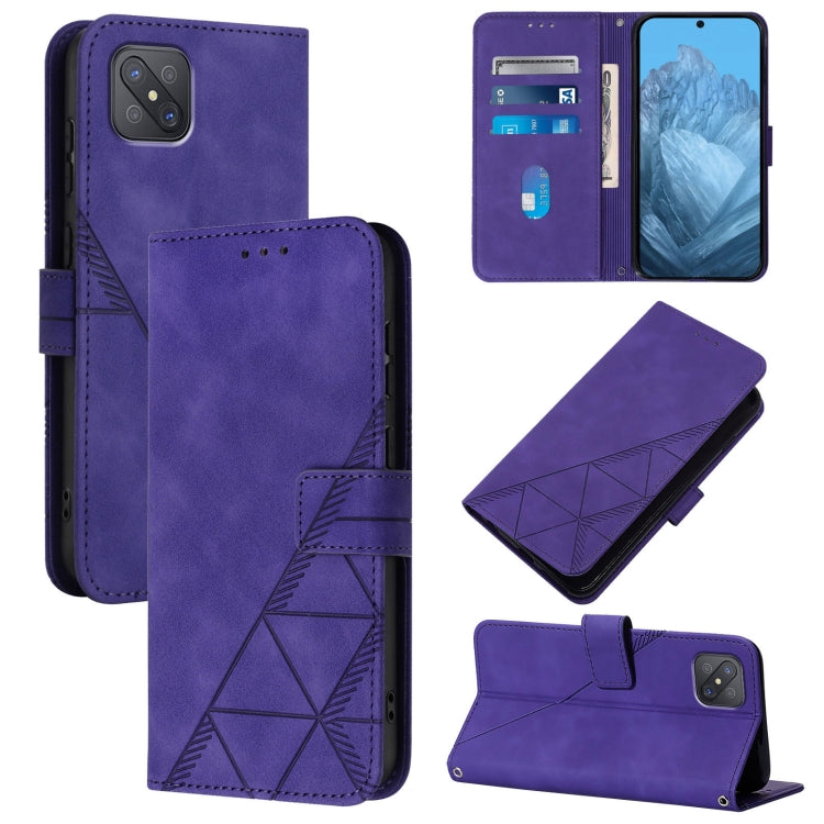 Crossbody 3D Embossed Flip Leather Phone Case, For OPPO A11s 4G, For OPPO A92s 5G, For OPPO A79 5G