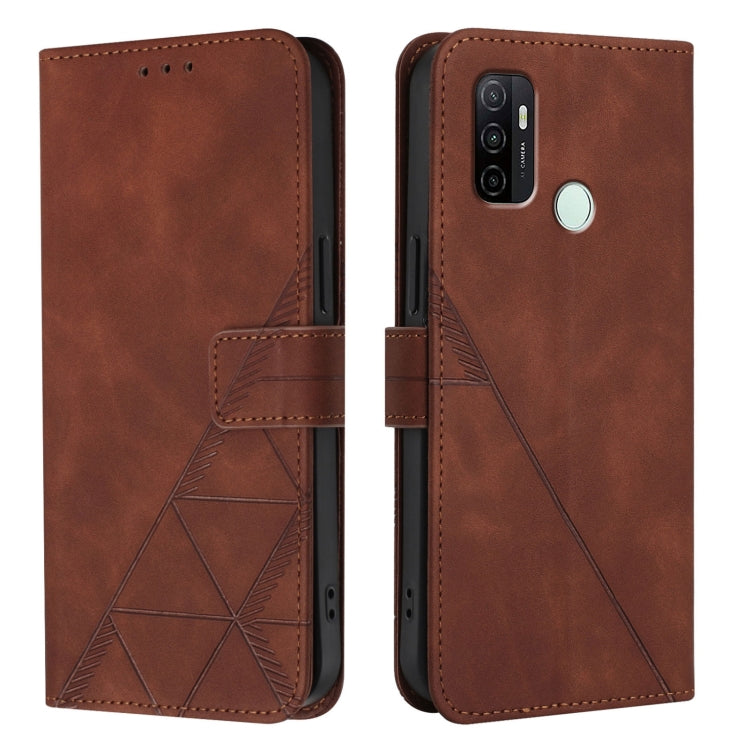 Crossbody 3D Embossed Flip Leather Phone Case, For OPPO A11s 4G, For OPPO A92s 5G, For OPPO A79 5G