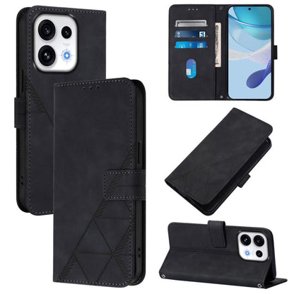 Crossbody 3D Embossed Flip Leather Phone Case, For OPPO Reno16 F/Reno16 FS 5G, For OPPO Reno16 Global/Reno16 Pro Global, For OPPO Find X9s Pro 5G, For OPPO Find X9 Ultra