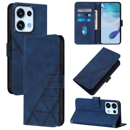 Crossbody 3D Embossed Flip Leather Phone Case, For OPPO Reno16 F/Reno16 FS 5G, For OPPO Reno16 Global/Reno16 Pro Global, For OPPO Find X9s Pro 5G, For OPPO Find X9 Ultra