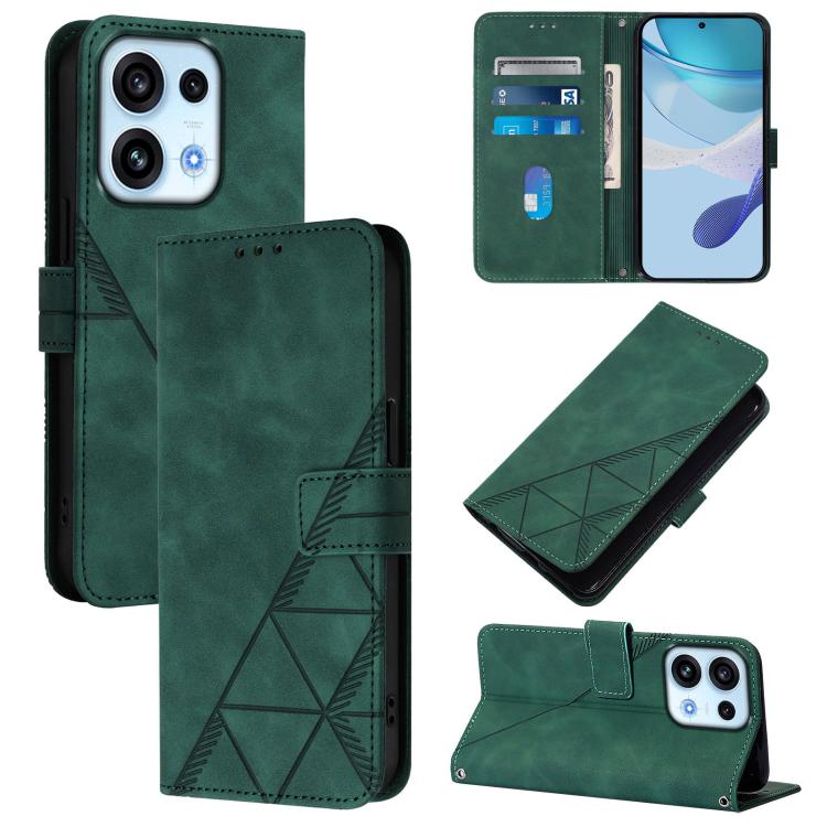 Crossbody 3D Embossed Flip Leather Phone Case, For OPPO Reno16 F/Reno16 FS 5G, For OPPO Reno16 Global/Reno16 Pro Global, For OPPO Find X9s Pro 5G, For OPPO Find X9 Ultra