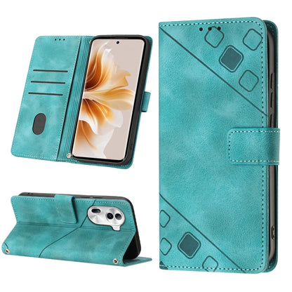 Skin-feel Embossed Leather Phone Case, For OPPO Find X7, For OPPO Reno11 5G Global, For OPPO Reno11 Pro 5G Global, For OPPO Find X7 Ultra