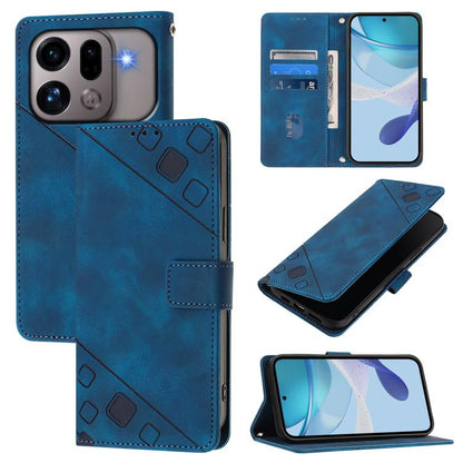 Skin-feel Embossed Leather Phone Case, For OPPO Reno16 F / Reno16 FS 5G, For OPPO Reno16 / Reno16 Pro 5G Global, For OPPO Find X9s Pro 5G, For OPPO Find X9 Ultra