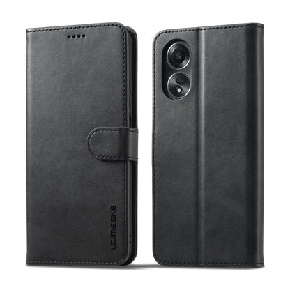 LC.IMEEKE Calf Texture Horizontal Flip Leather Case, For OPPO A58 4G / A98 5G / F23 5G, For OPPO A78 4G