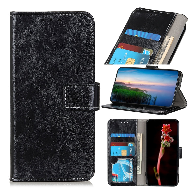 For OnePlus Nord Retro Crazy Horse Texture Horizontal Flip Leather Case with Holder & Card Slots & Photo Frame & Wallet, For OnePlus Nord