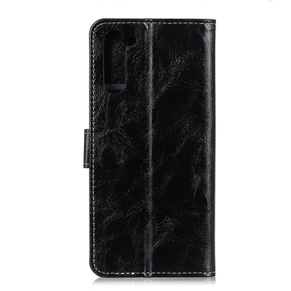 For OnePlus Nord Retro Crazy Horse Texture Horizontal Flip Leather Case with Holder & Card Slots & Photo Frame & Wallet, For OnePlus Nord