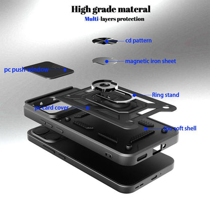 Sliding Camera Cover Design TPU+PC Phone Case, For OPPO Reno15 F 5G / Reno 15c 5G Global, For OPPO A6x 4G Global, For OPPO A6x 5G Global