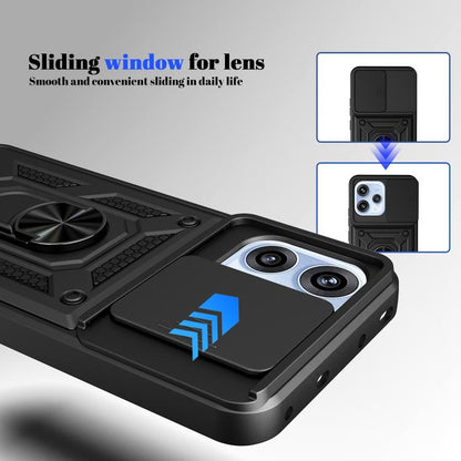 Sliding Camera Cover Design TPU+PC Phone Case, For OPPO Reno15 F 5G / Reno 15c 5G Global, For OPPO A6x 4G Global, For OPPO A6x 5G Global