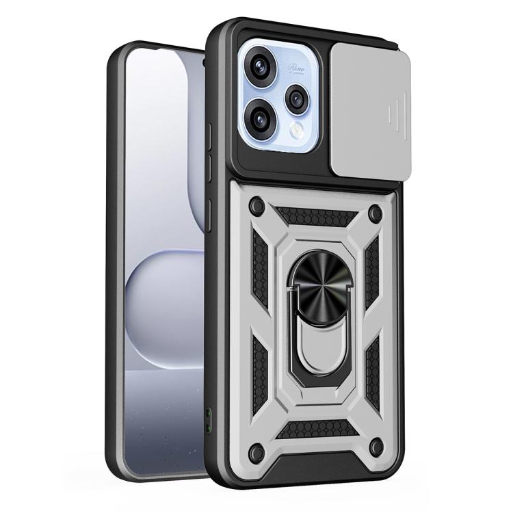 Sliding Camera Cover Design TPU+PC Phone Case, For OPPO Reno15 F 5G / Reno 15c 5G Global, For OPPO A6x 4G Global, For OPPO A6x 5G Global