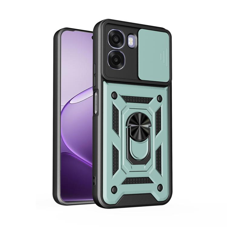 Sliding Camera Cover Design TPU+PC Phone Case, For OPPO Reno15 F 5G / Reno 15c 5G Global, For OPPO A6x 4G Global, For OPPO A6x 5G Global