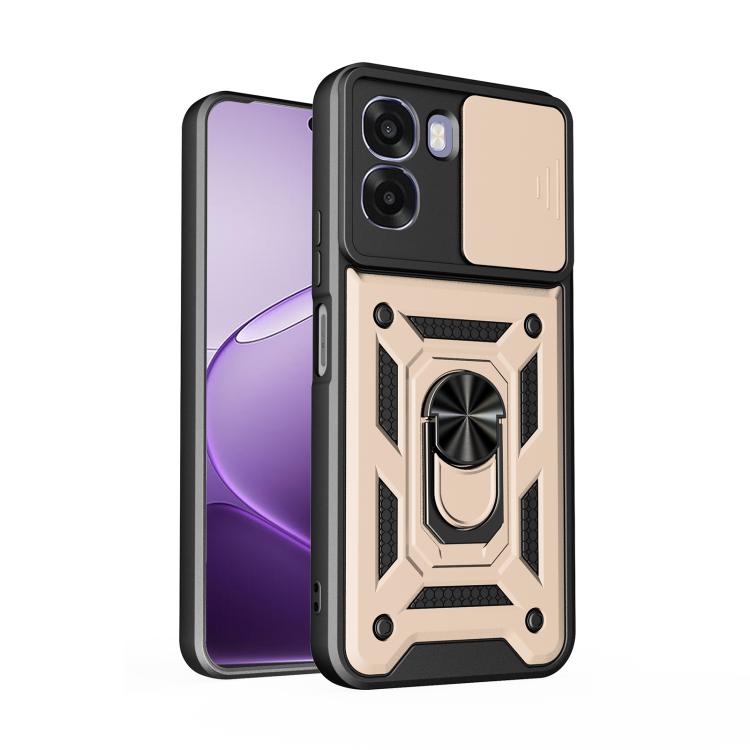 Sliding Camera Cover Design TPU+PC Phone Case, For OPPO Reno15 F 5G / Reno 15c 5G Global, For OPPO A6x 4G Global, For OPPO A6x 5G Global