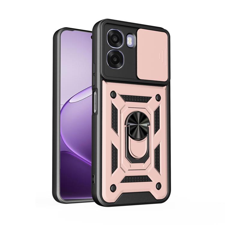 Sliding Camera Cover Design TPU+PC Phone Case, For OPPO Reno15 F 5G / Reno 15c 5G Global, For OPPO A6x 4G Global, For OPPO A6x 5G Global