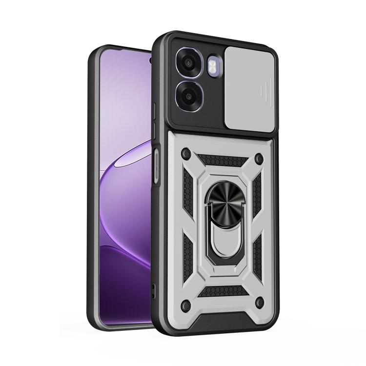 Sliding Camera Cover Design TPU+PC Phone Case, For OPPO Reno15 F 5G / Reno 15c 5G Global, For OPPO A6x 4G Global, For OPPO A6x 5G Global