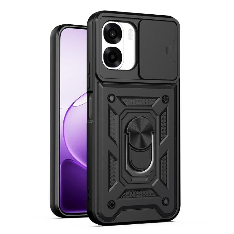 Sliding Camera Cover Design TPU+PC Phone Case, For OPPO Reno15 F 5G / Reno 15c 5G Global, For OPPO A6x 4G Global, For OPPO A6x 5G Global