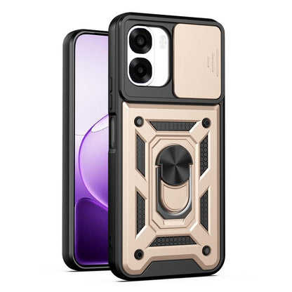 Sliding Camera Cover Design TPU+PC Phone Case, For OPPO Reno15 F 5G / Reno 15c 5G Global, For OPPO A6x 4G Global, For OPPO A6x 5G Global