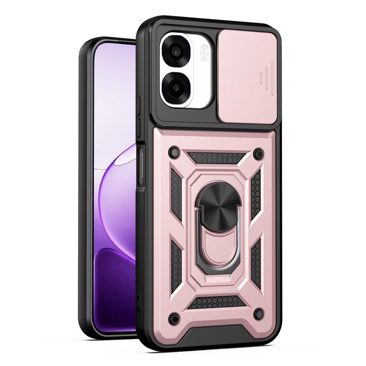 Sliding Camera Cover Design TPU+PC Phone Case, For OPPO Reno15 F 5G / Reno 15c 5G Global, For OPPO A6x 4G Global, For OPPO A6x 5G Global