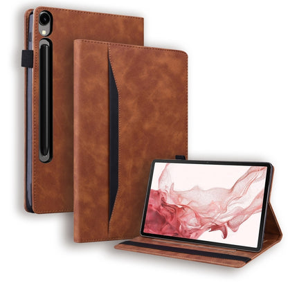 Splicing Shockproof Leather Tablet Case, For Galaxy Tab S9 FE, For Galaxy Tab A9+ / A11+, For Galaxy Tab A9 / A11