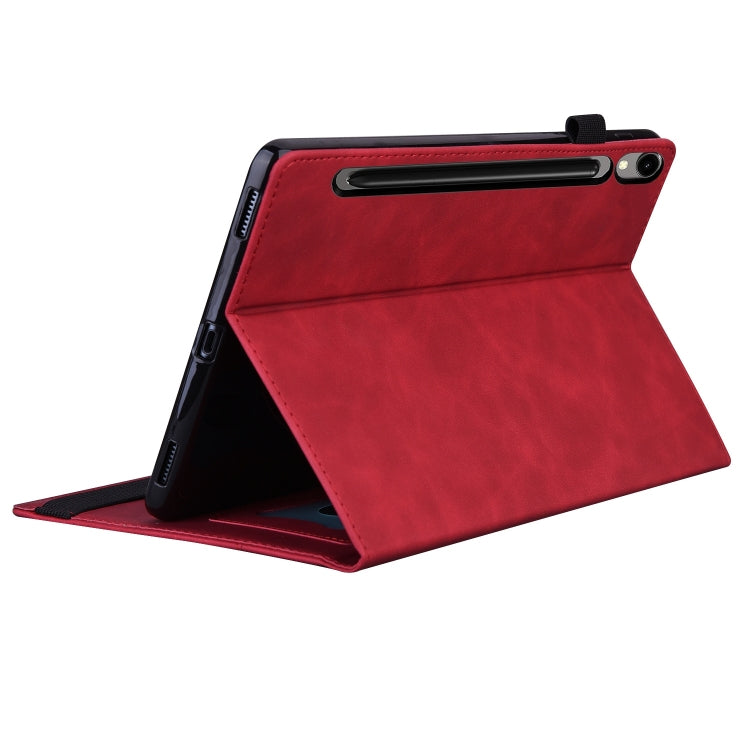 Splicing Shockproof Leather Tablet Case, For Samsung Galaxy Tab S10 Ultra / S11 Ultra, For Samsung Galaxy Tab S10 FE+, For Samsung Galaxy Tab S9 FE+, For Samsung Galaxy Tab S9 FE