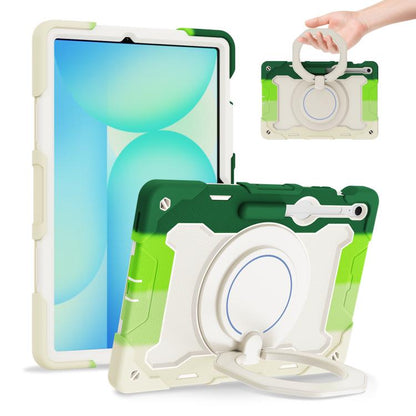 Armor Portable Rotating Ring Holder Silicone Tablet Case, For Samsung Galaxy Tab S10 FE+, For Samsung Galaxy Tab S10+ / S9+ / S9 FE+, For Samsung Galaxy Tab S9 Ultra, For Samsung Galaxy Tab S8 Ultra